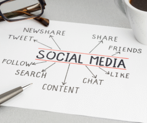 Social media management services icon